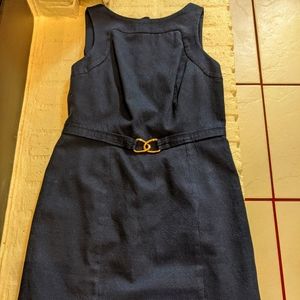 Fantastic Tommy Hilfiger Zip Up Navy Blue Dress Size 10